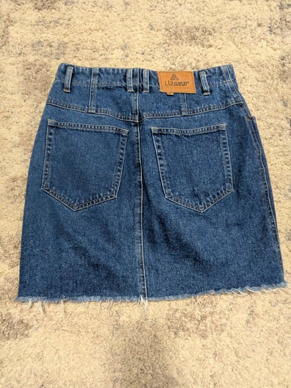 Distressed Jean Skirt - Picture 2 of 2